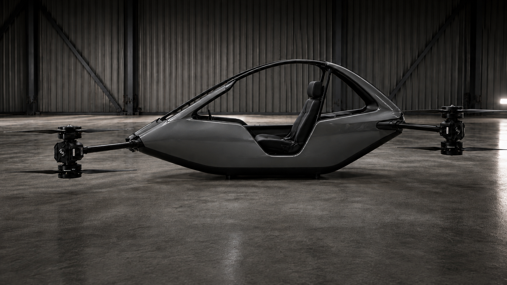 HaloCopter X8 personal electric aircraft render